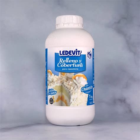 Relleno Y Cobertura Chantilly Ledevit Liquida Lt Abanico Bazar