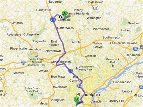 Directions To Family Autos From Lansdale, PA