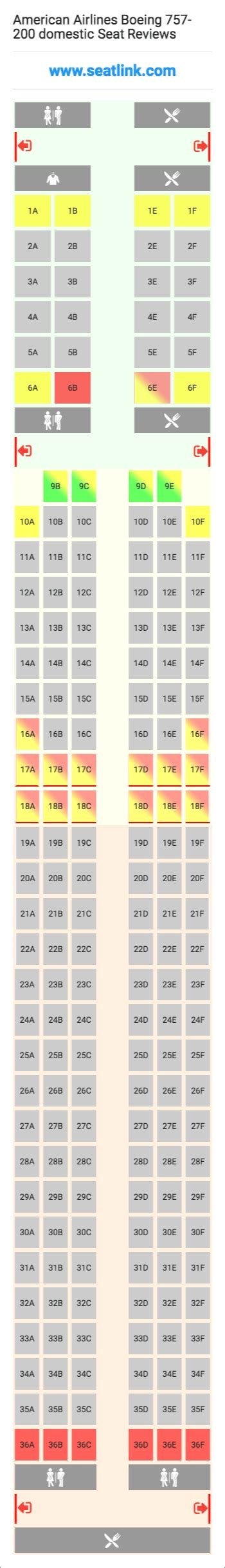 United Boeing Seat Map