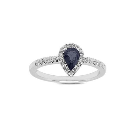 Anello Con Diamanti E Zaffiro Ct 0 90 ALFIERI ST JOHN Luxury Zone