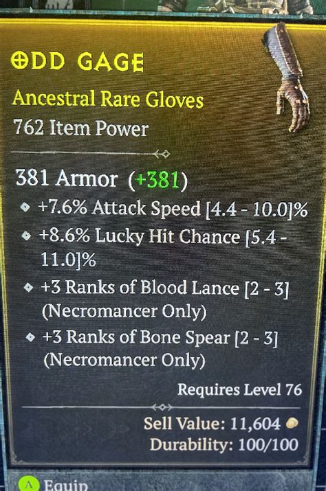 Super Sexy End Game Necro Glove Topic D Jsp