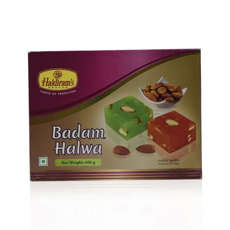 Haldiram Traditional Sweets Badam Halwa G Box Amazon In