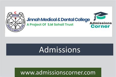 Jinnah Medical and Dental College Karachi Admissions 2023