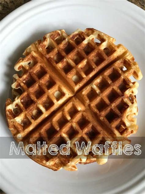 Malted Waffles | Recipe | Malted waffle recipe, Easy waffle recipe, Waffles