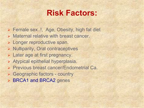 Breast Malignant Lesions Overview Ppt