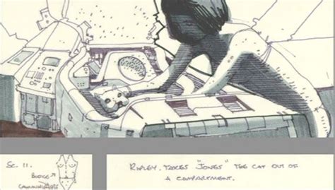 Alien Unseen Part Two Production Storyboards Storyboard Alien Movie 1979 Alien