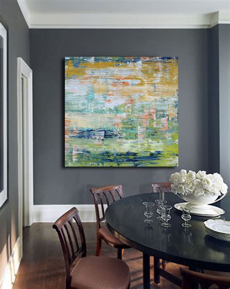 Reflections Painting By Piero Manrique Contemporary Dining Room