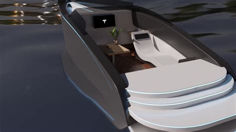 Tesla Yacht 3D model | CGTrader