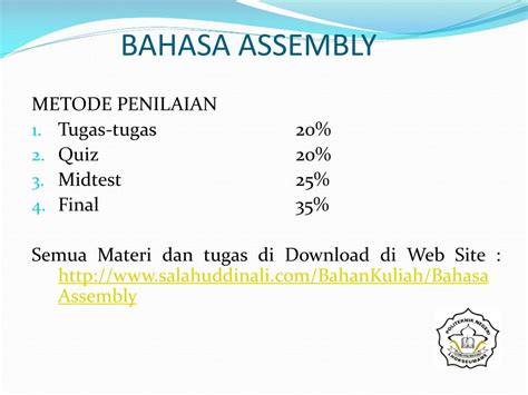 PPT - BAHASA ASSEMBLY PowerPoint Presentation, free download - ID:5462967