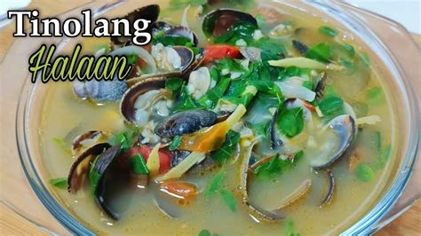 Tinolang Halaan Clam Soup Youtube