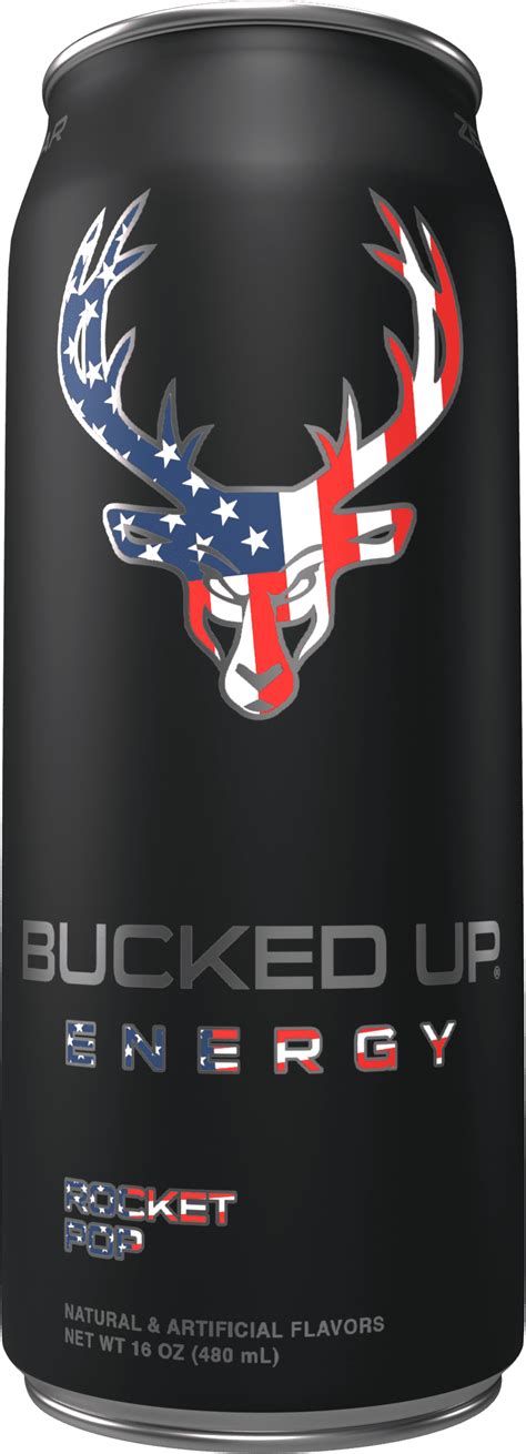 Bucked Up Rocket Pop Energy Drink 16fo