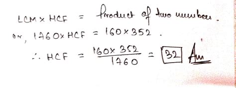 Solved HCF And LCM Using Venn Diagrams Work Out Fams 57 OFF