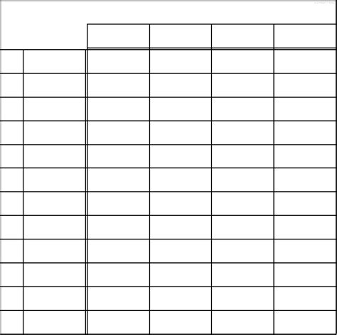 Blank Graph Chart