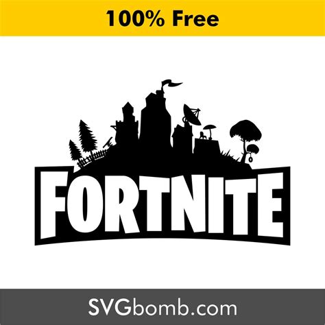 Free Fortnite Logo Cut File Download Artofit