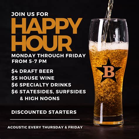 HAPPY HOUR AT BARNABYS WC Barnaby S Restaurant Pub