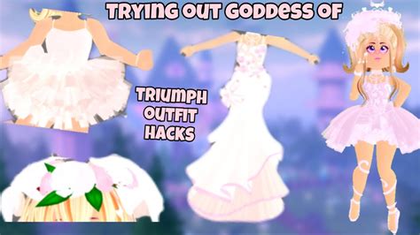 Trying Out The New Goddess Of Triumph Set Outfit Hacksroyale High