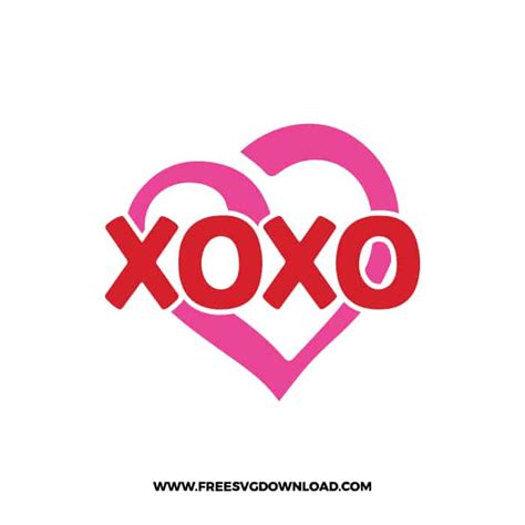 Xoxo Svg And Png Download Free Svg Download