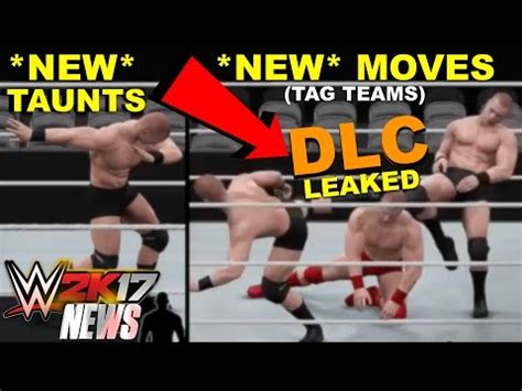 WWE 2K17 New Moves Pack DLC All MOVES For Tag Teams All TAUNTS From