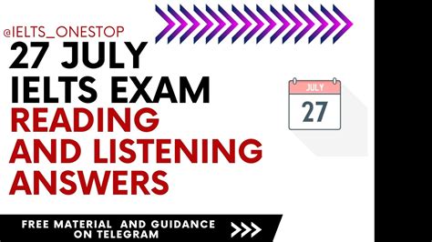 July Ielts Exam Review With Reading Passage Names And Writing