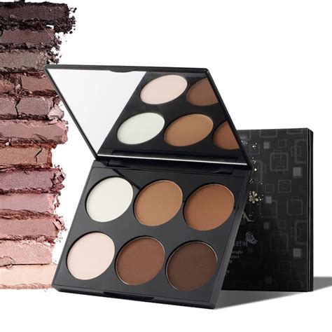 6 Colors Highlighter Contour Palette Makeup 3d Bronzer Matte Contour