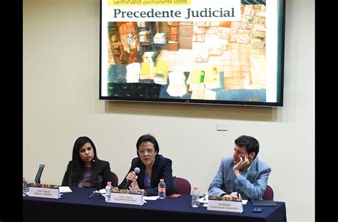 Seminario Permanente Sobre Precedente Judicial Centro De Estudios