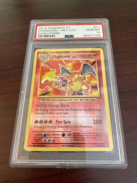 Reverse Holo Charizard Mint Evolutions For Sale Mavin