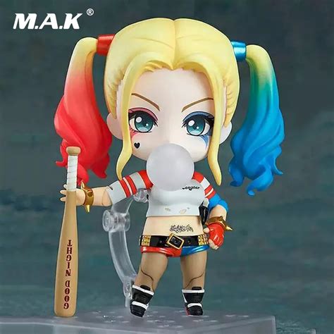 10cm Pvc Suicide Squad Q Version Nendoroid Harley Quinn And Joker Jared