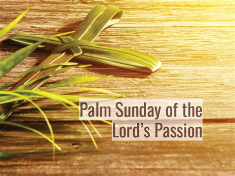 Passion Sunday Church Of England Buffy Wrennie