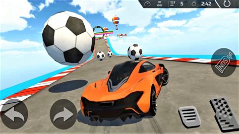 MEGA RAMPEN Extremes Autorennen Stunts Android Spiele Gameplay