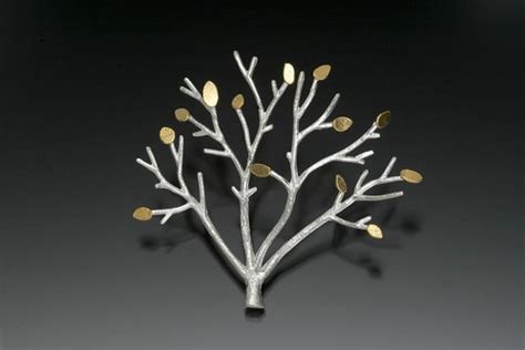 Large Tree Brooch Cast Sterling Silver Tree With Thirteen Flickr