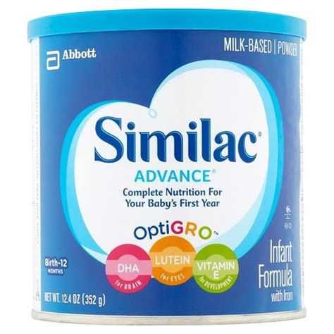 Similac Advanced Powder Infant Formula, 12.4 oz - Span Elite