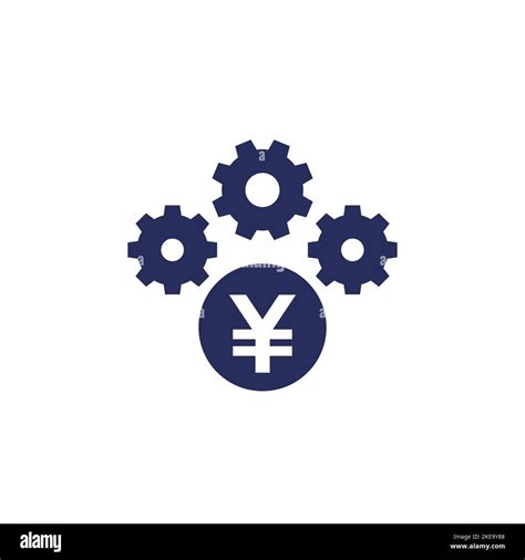 Money Management Icon With Yuan Symbol Vector Stock Vector Image And Art