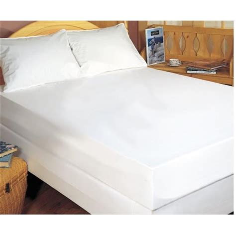 Allergy Care 100 Cotton Zippered Mattress Cover Twin