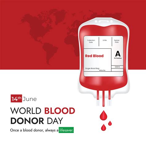 Blood donation illustration concept for Social Media Post 24720411