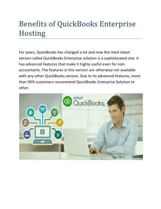 Ppt Quickbooks Enterprise Hosting The Best In The Market Powerpoint