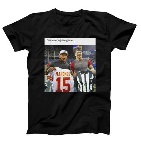 Nfl Patrick Mahomes Ref Meme Superbowl Meme Mens T-Shirt Tee