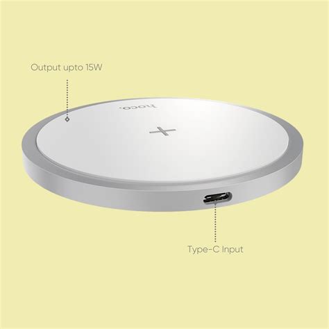 HOCO CW26 15W Wireless Fast Charger شاحن لاسلكي سريع ١٥واط - Oesisgcc