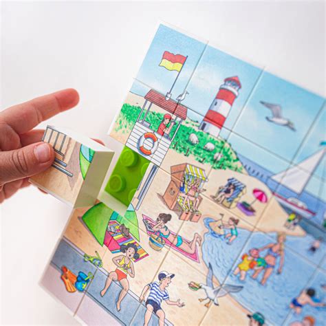 Puzzle Ausflug Zum Badestrand Teilig Hubelino