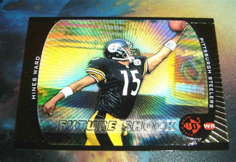 HINES WARD 1998 UPPER DECK UD3 FUTURE SHOCK ROOKIE FOOTBALL CARD