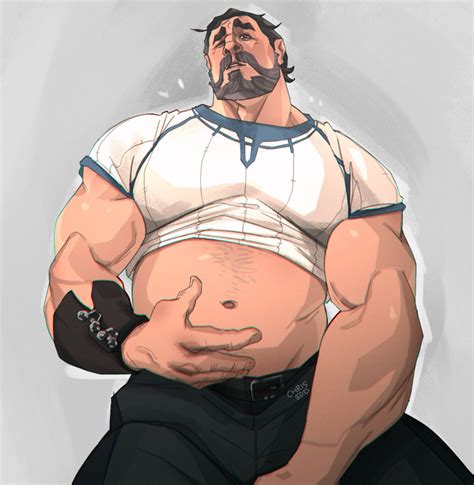 Rule 34 1boy 2021 Abs Arcane Bara Barazoku Beard Biceps Blush Chris Sdd Clothing Facial Hair