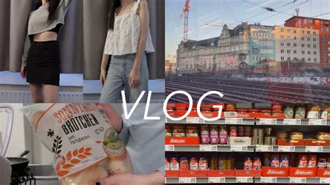 Vlog 🇩🇪 독일교환학생 브이로그 자라 언박싱 인턴 출근 떡볶이•버섯크림리조또 요리하는 독일 교환학생•인턴 일상