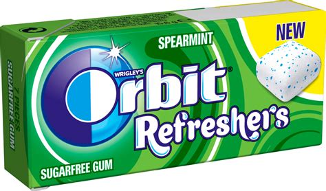 Orbit Дъвки на дражета с аромат на мента Spearmint, 7 бр. Пазарувай ...