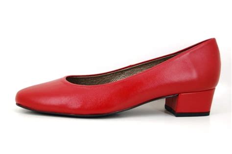 Red Pumps Low Heel | Small Size | Pumps | Stravers Shoes