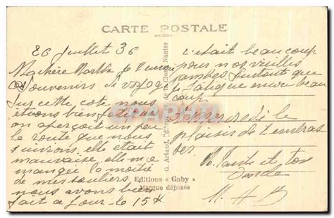 Carte Postale Ancienne Brest Le Phare De Portzic A I Entr E Du Goulet