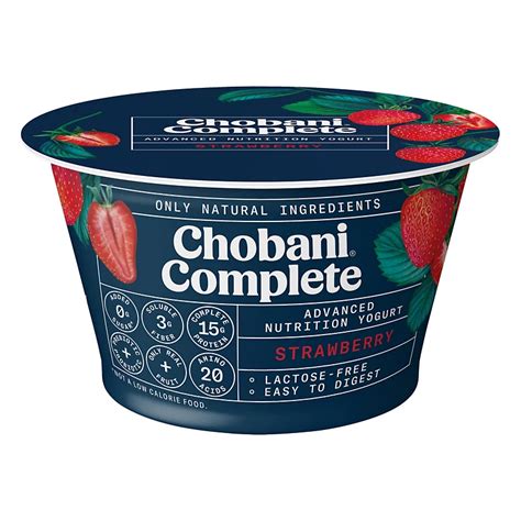 Chobani Complete Strawberry Greek Yogurt - Shop Yogurt at H-E-B