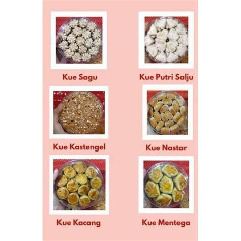 Jual Kue Kering Lebaran Nastar Keju Putri Salju Kacang Sagu Keju