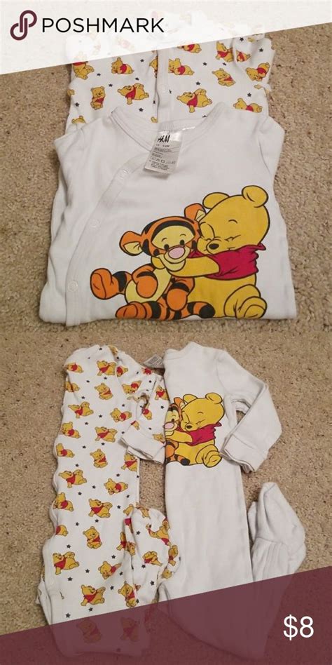 Winnie The Pooh Full Body Onesie Bundled Winnie The Pooh Onesies