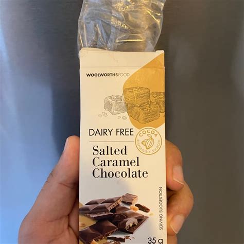 Woolworths Food Dairy Free Salted Caramel Chocolate Review Abillion