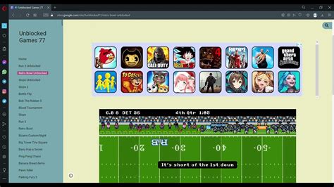 Retro Bowl Unblocked Games Youtube