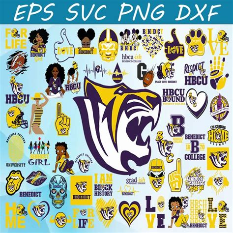 Bundle 59 Files Benedict College Football Team Svg, Benedict - Inspire ...